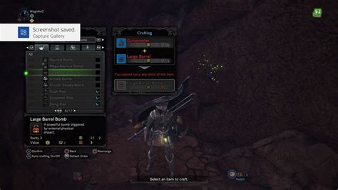 mhw large barrel|Large Barrel Bomb .